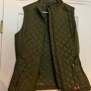 Storm Women's Quilted Vest - Olive Green